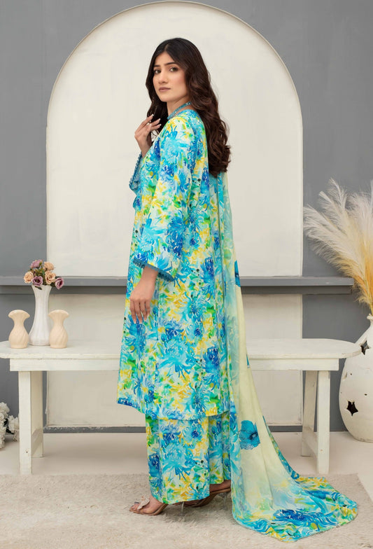 3-Piece Printed Suit IM#10