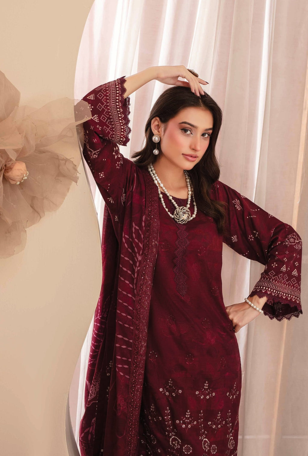 3-Piece Embroidered suit PN#10