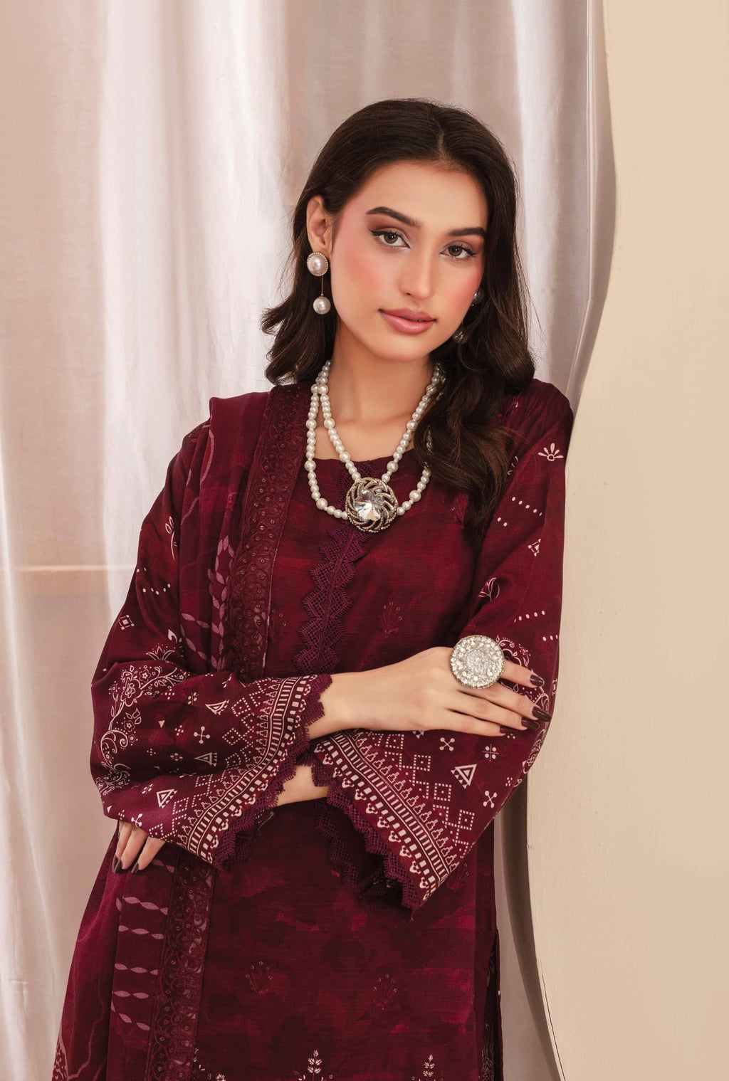 3-Piece Embroidered suit PN#10