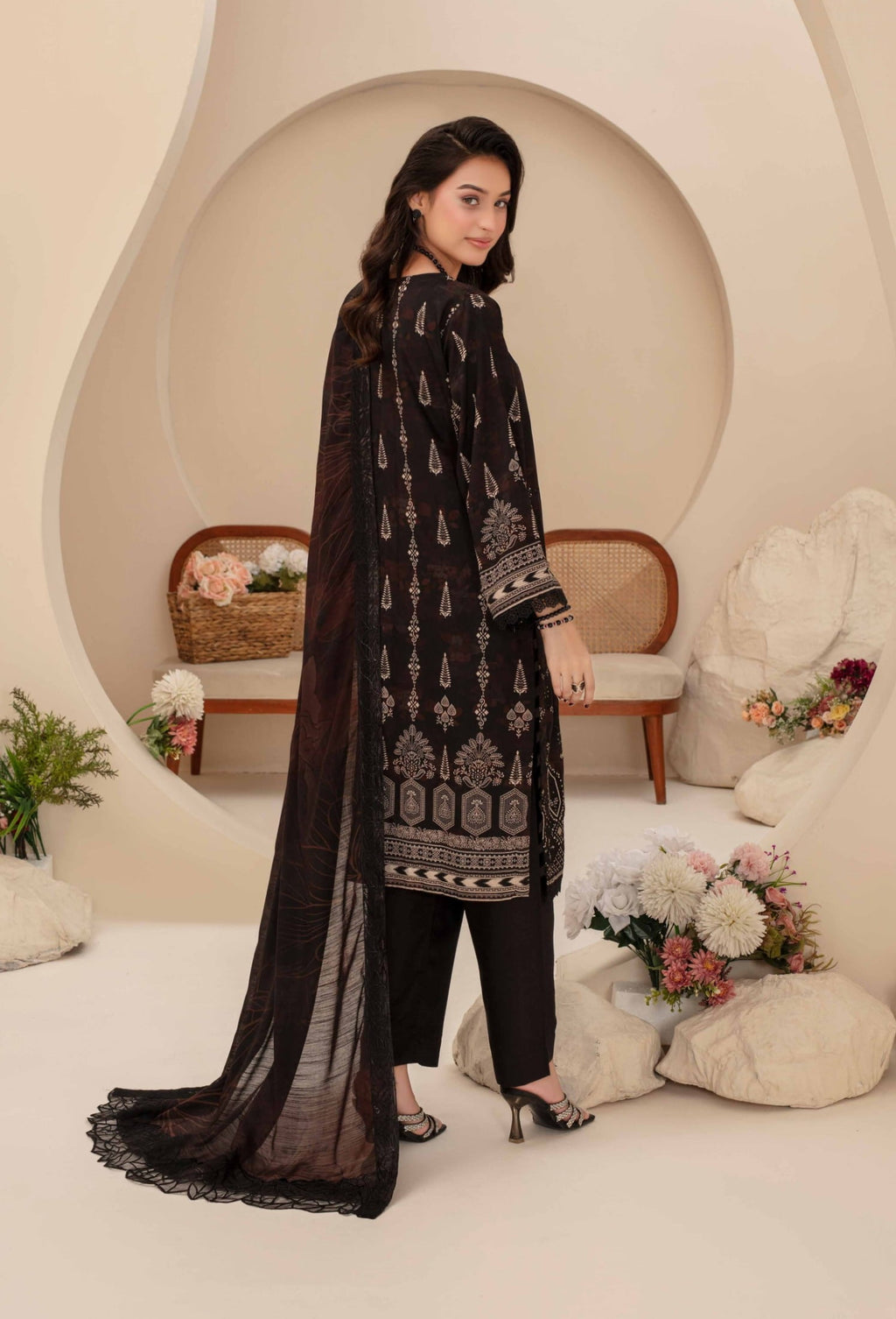 3-Piece Embroidered Suit PN#01