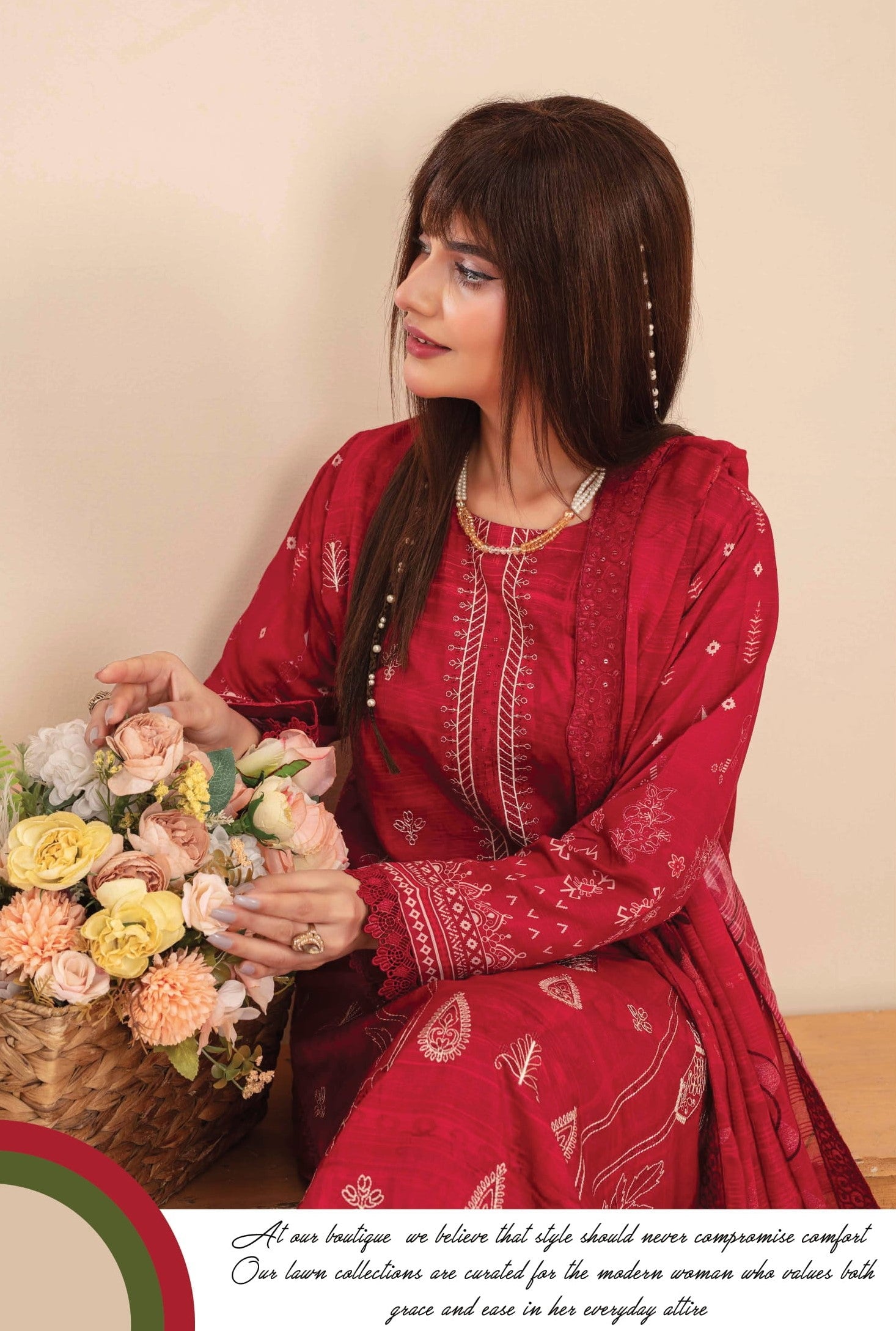 3-Piece Embroidered suit PN#02