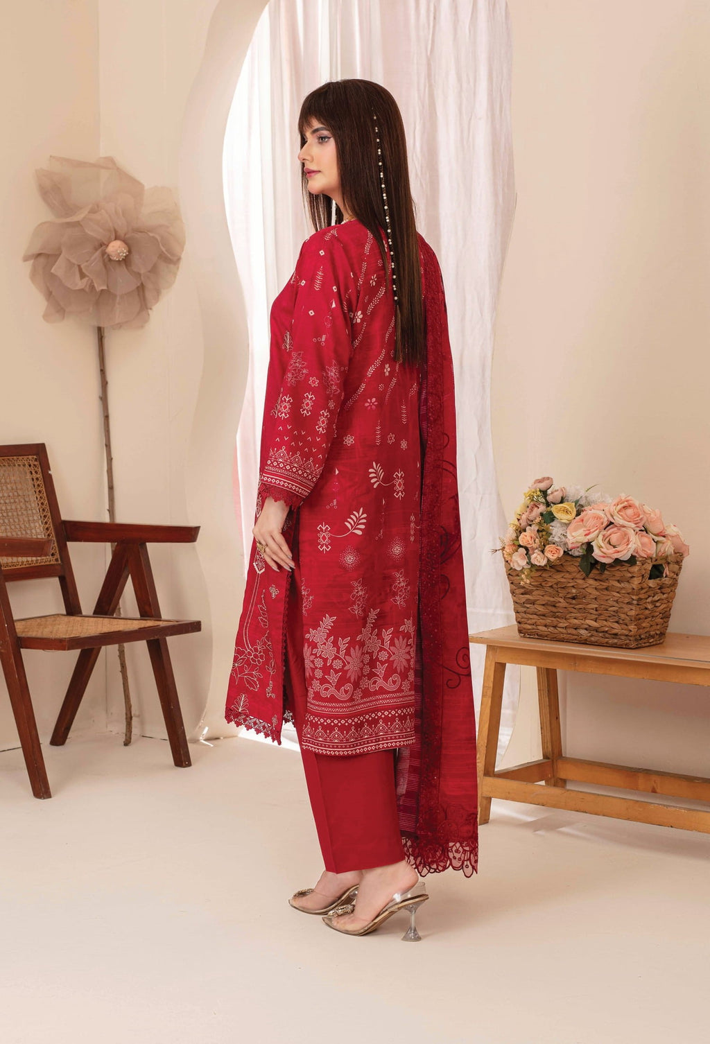 3-Piece Embroidered Suit PN#02