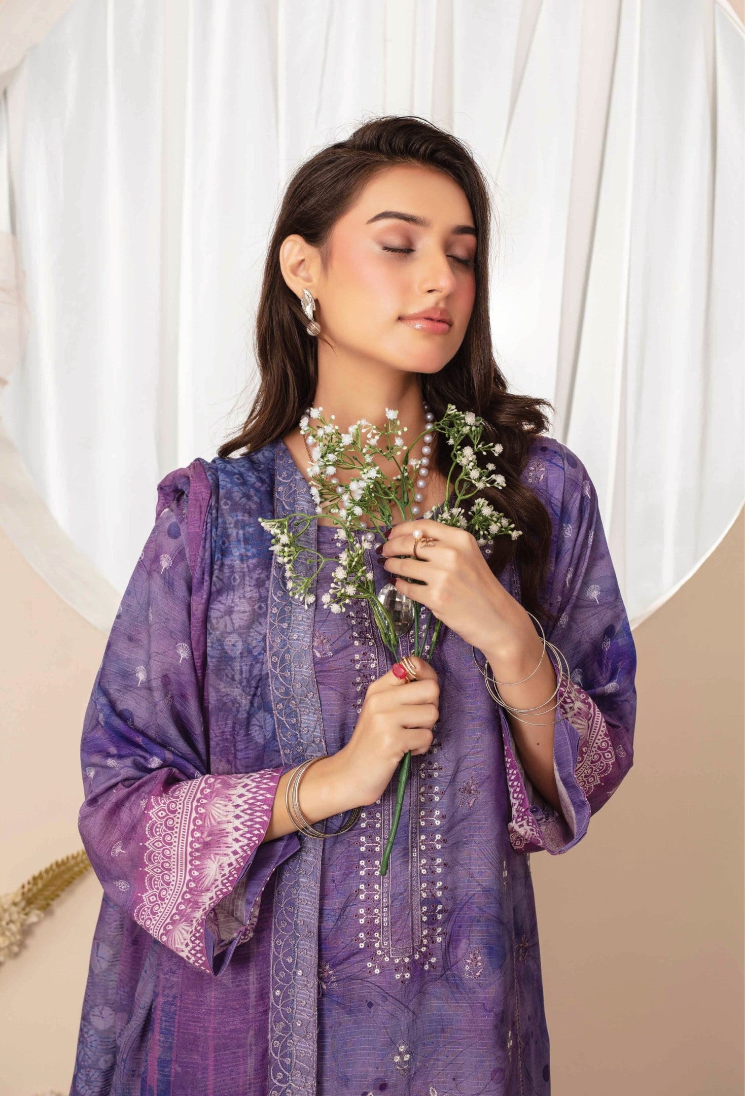 3-Piece Embroidered suit PN#03