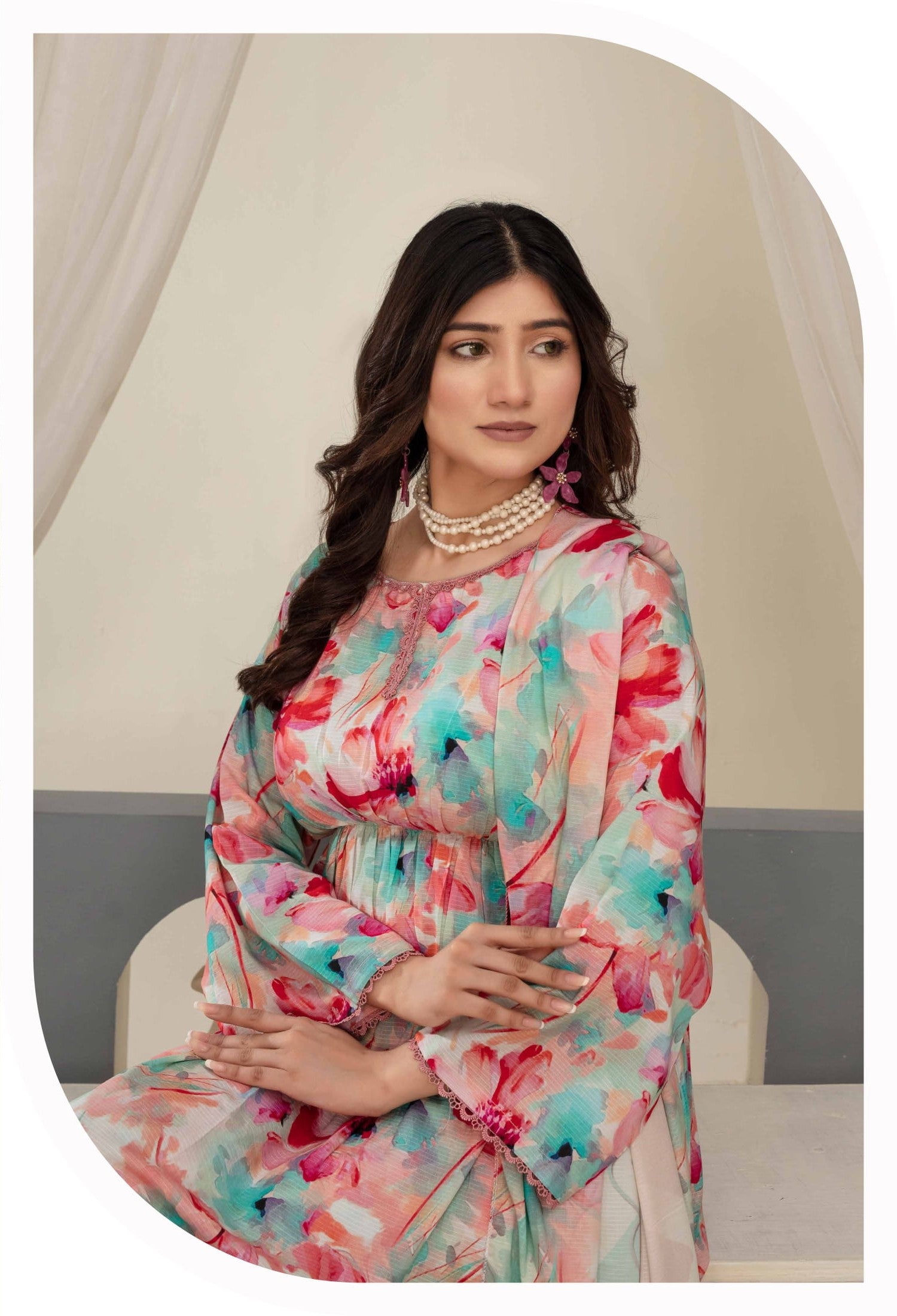 3-Piece Printed Suit IM#04