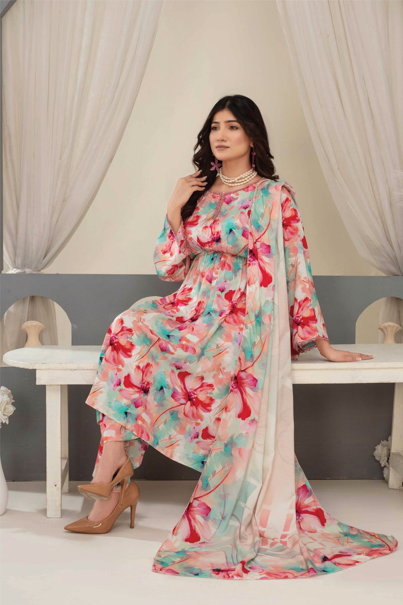 3-Piece Printed Suit IM#04