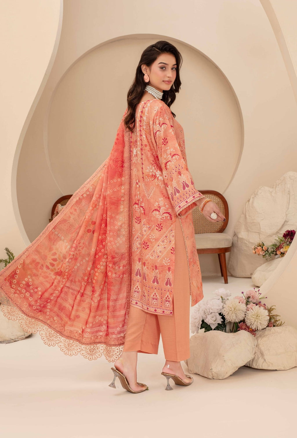 3-Piece Embroidered Suit PN#05