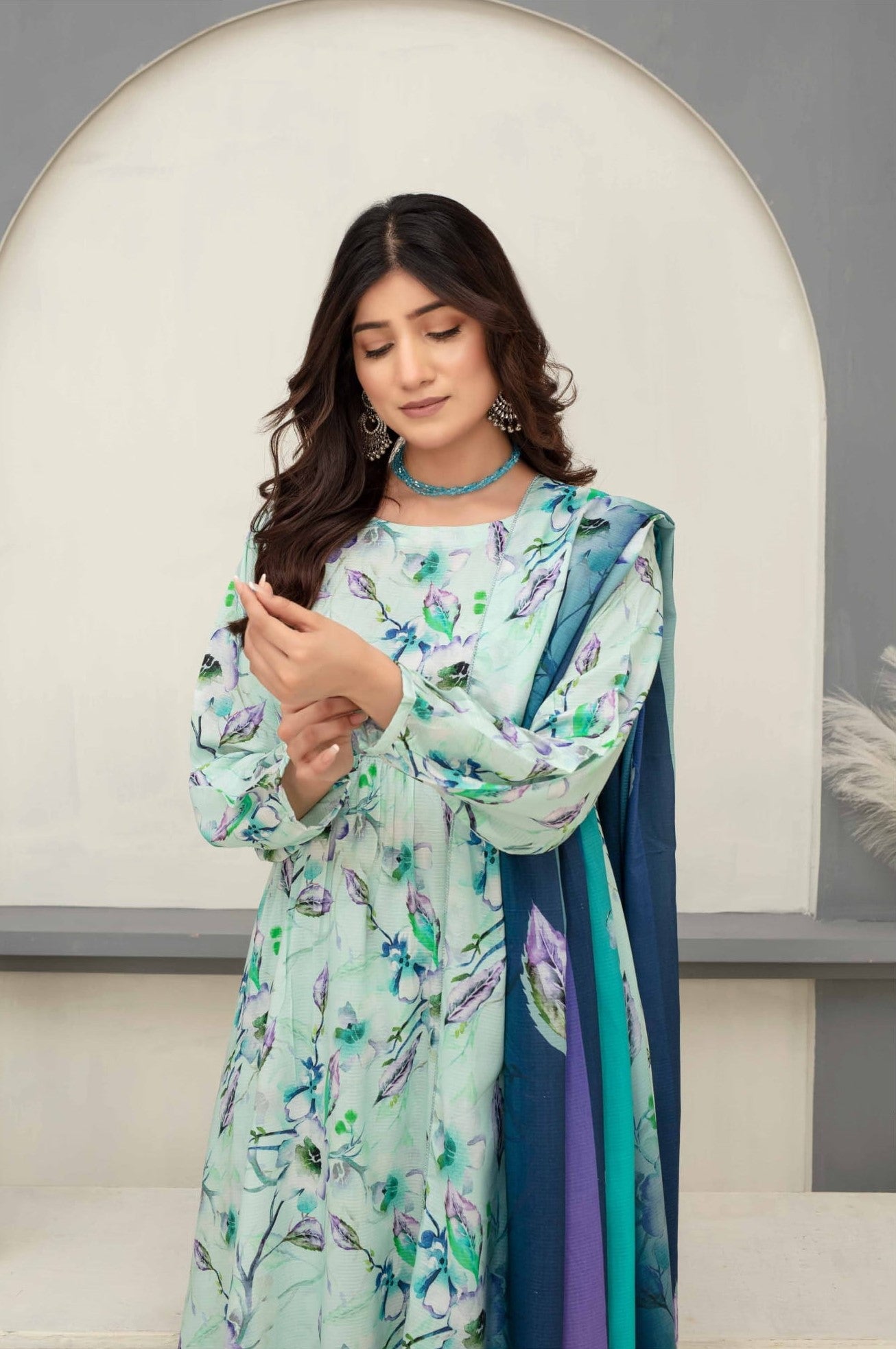 3-Piece Printed Suit IM#05