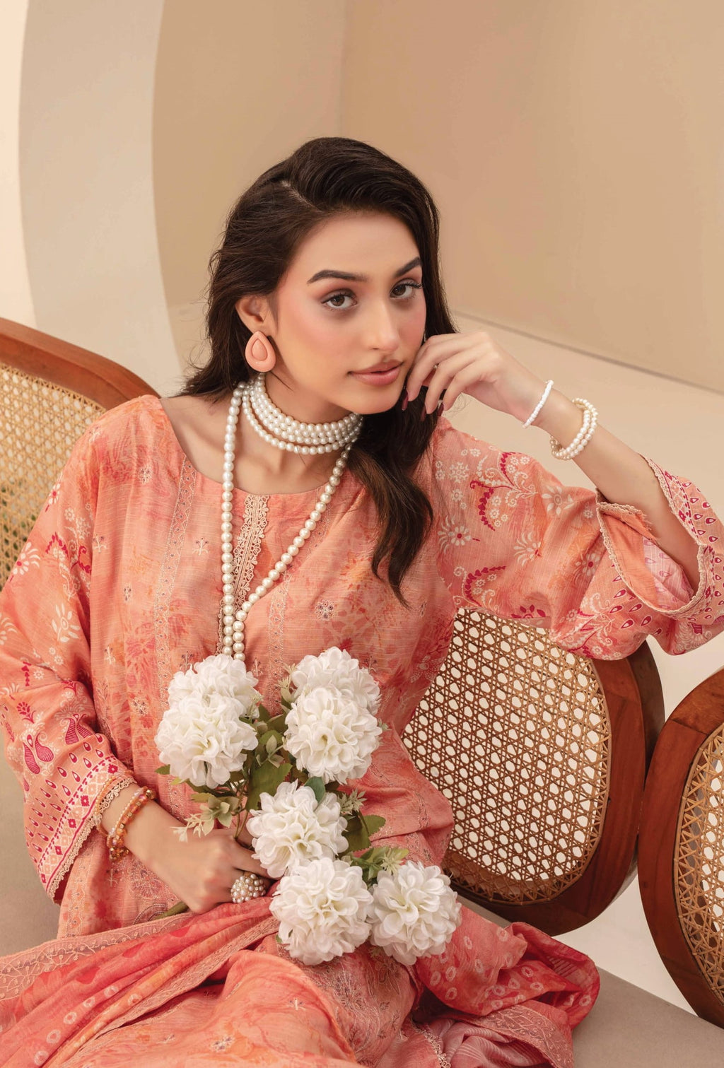 3-Piece Embroidered Suit PN#05