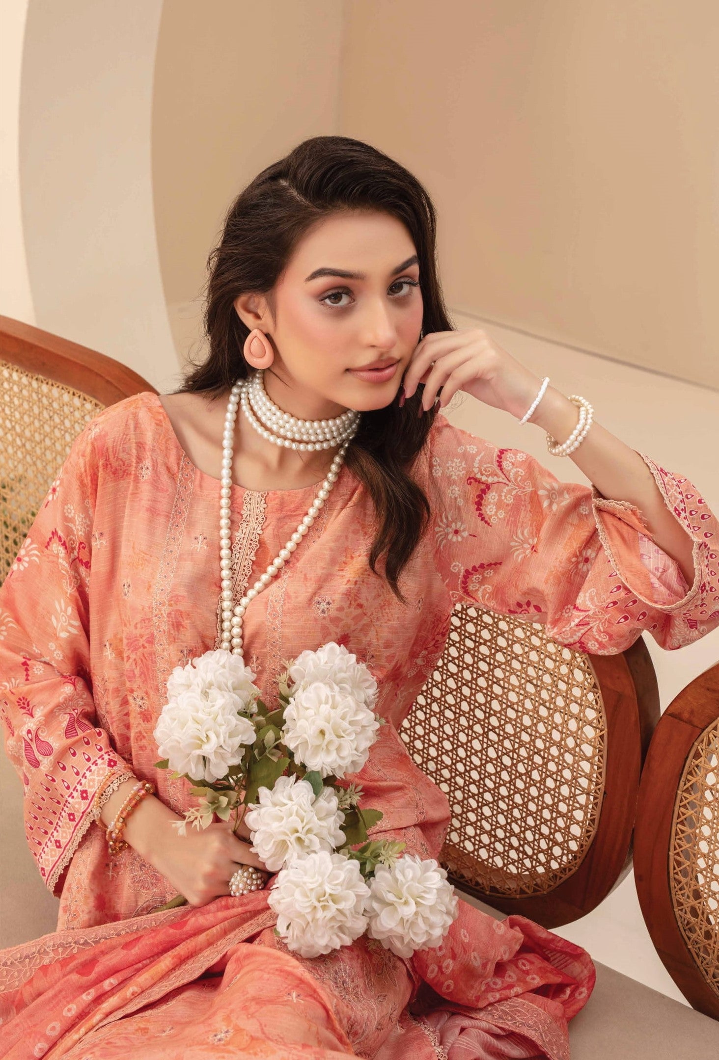 3-Piece Embroidered suit PN#05