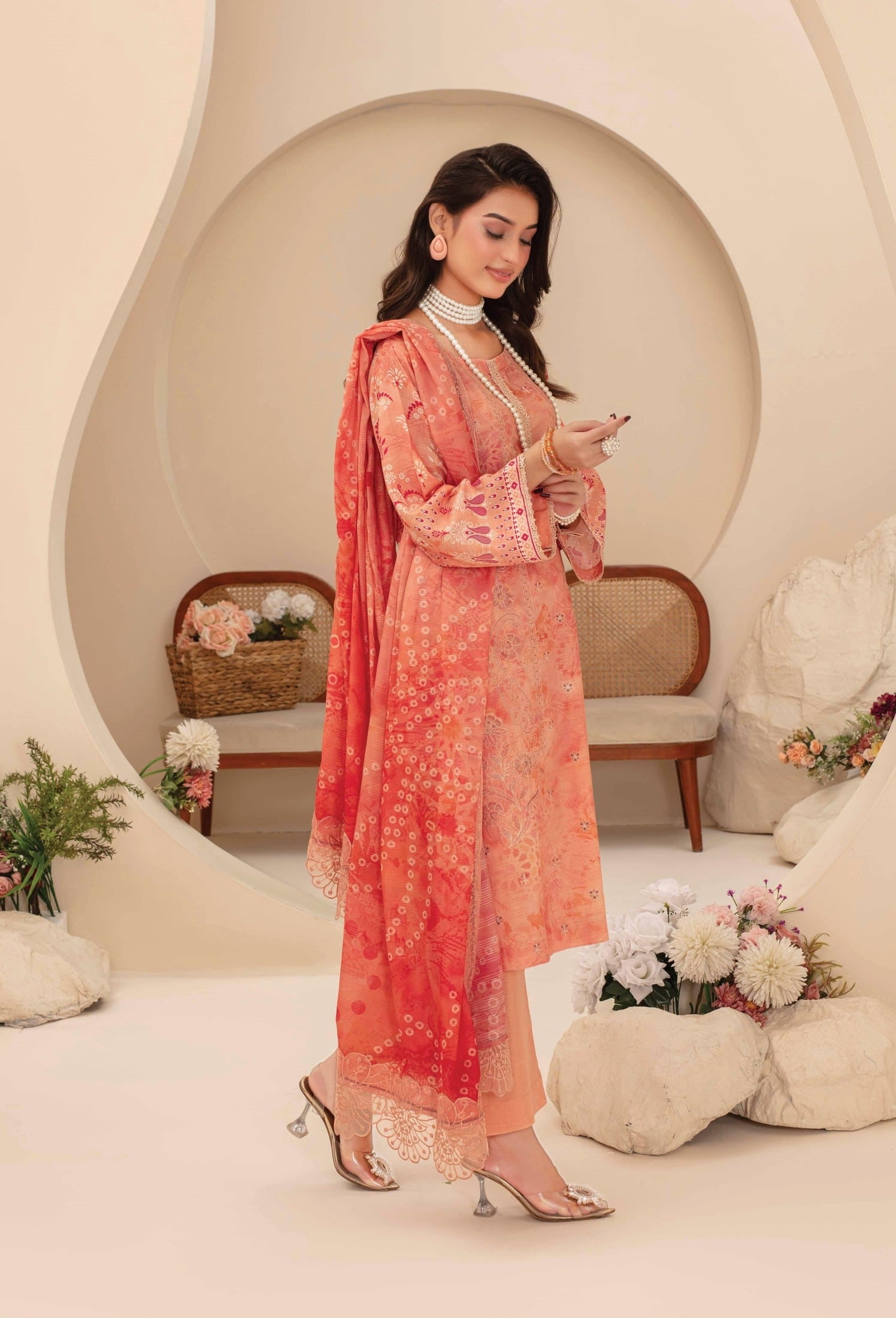 3-Piece Embroidered suit PN#05