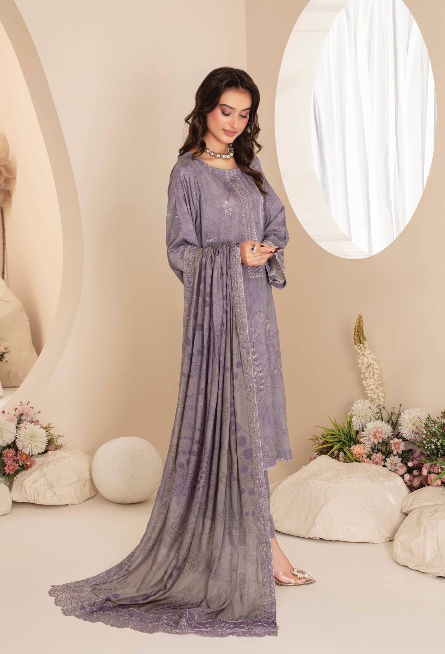 3-Piece Embroidered suit PN#06