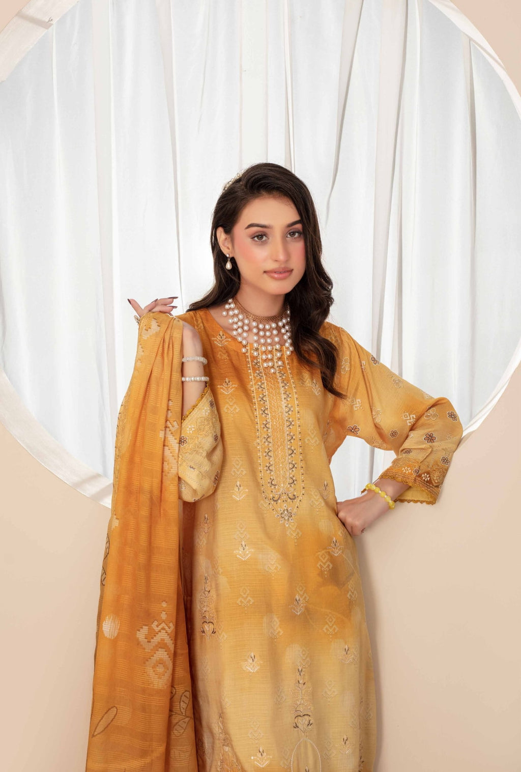 3-Piece Embroidered suit PN#07