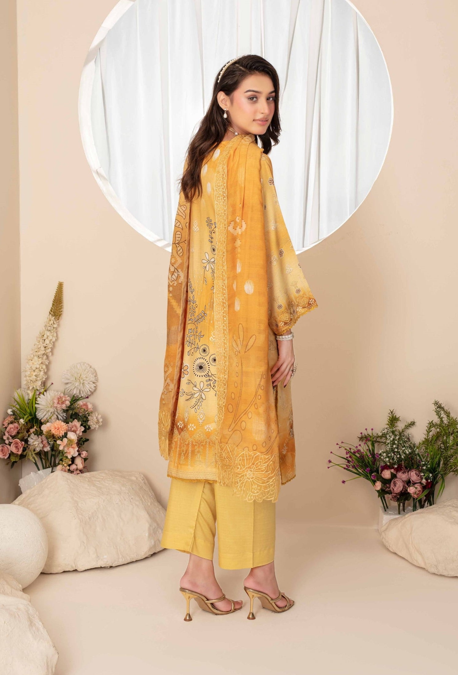 3-Piece Embroidered suit PN#07