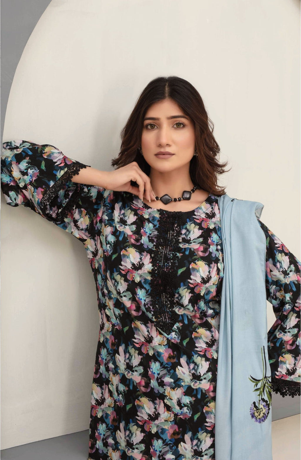 3-Piece Printed Suit IM#07