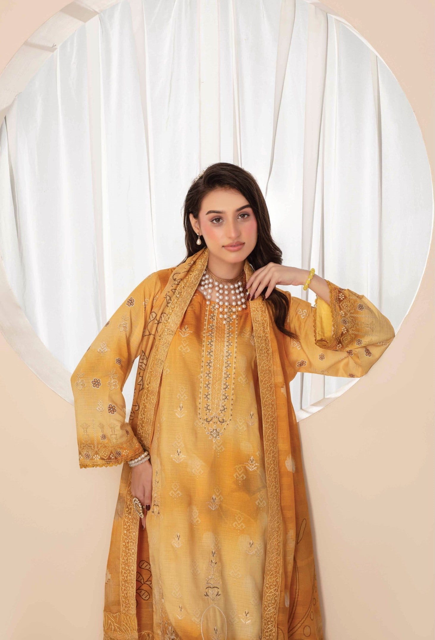 3-Piece Embroidered suit PN#07