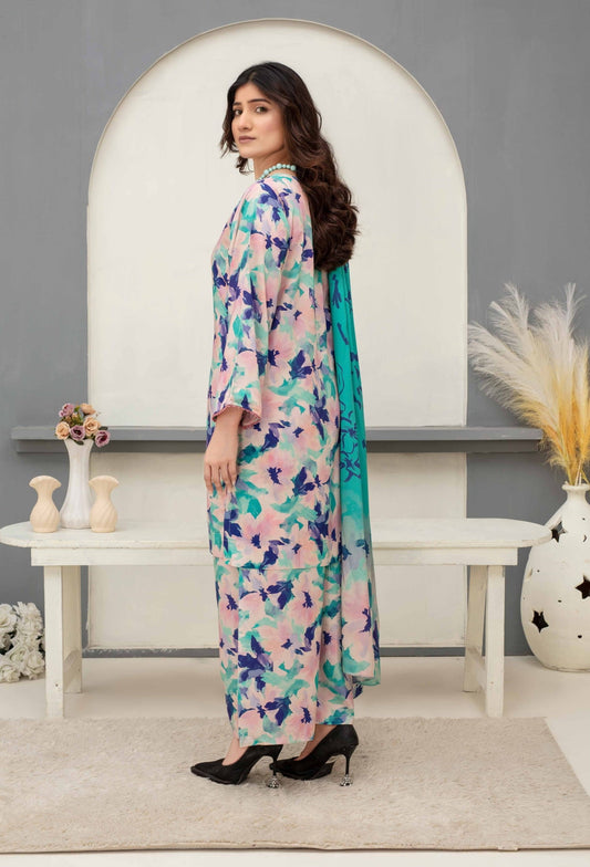 3-Piece Printed Suit IM#08