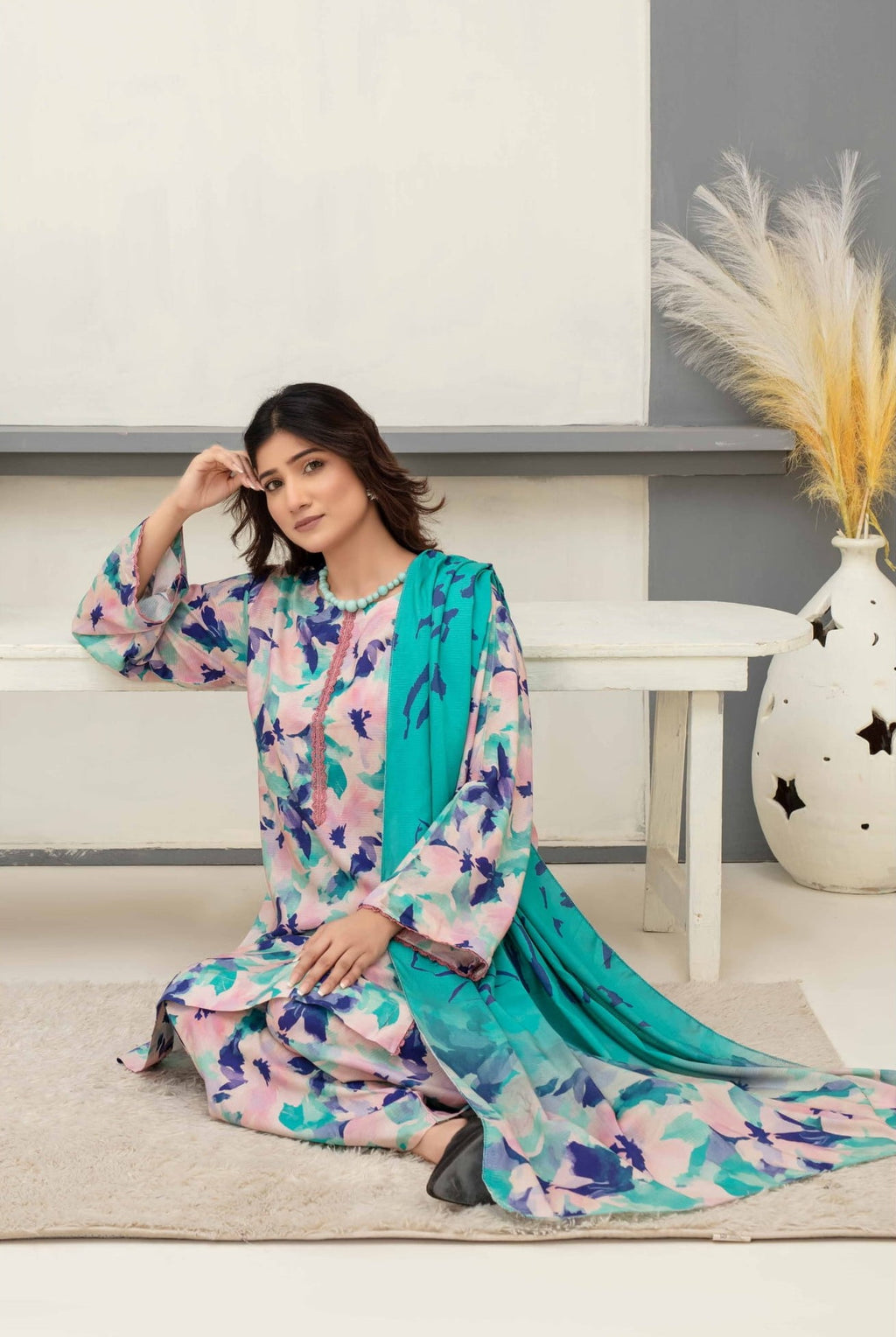 3-Piece Printed Suit IM#08