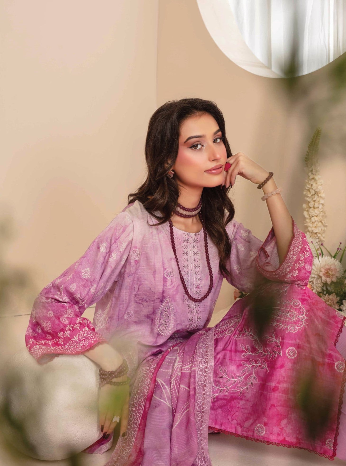 3-Piece Embroidered suit PN#08