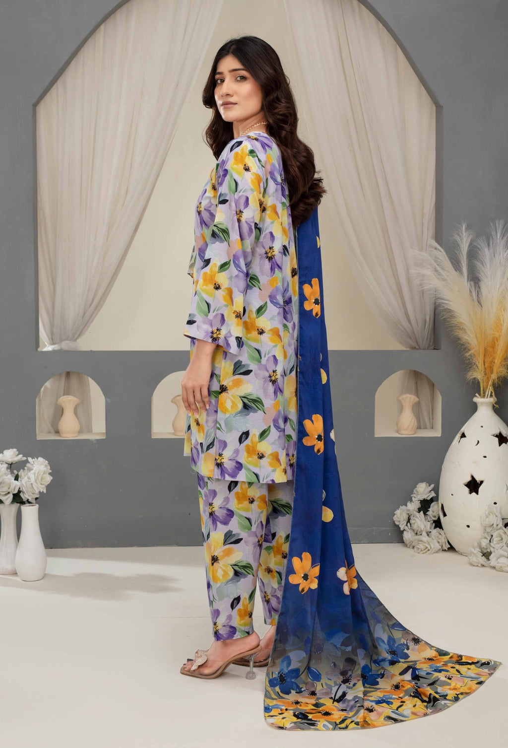 3-Piece Printed Suit IM#02